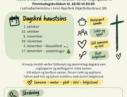 UNGLINGASTARF – Fyrir 9.–10. BEKK